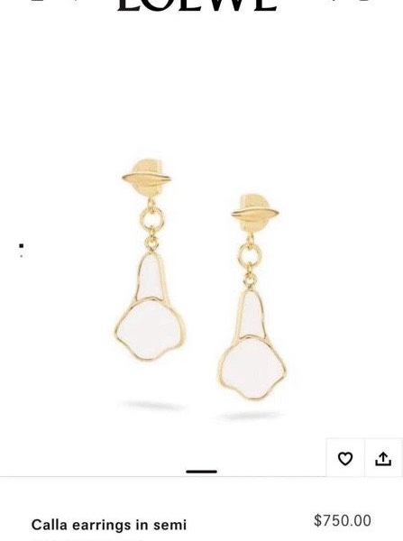 Loewe Natural Mother of Pearl Earrings