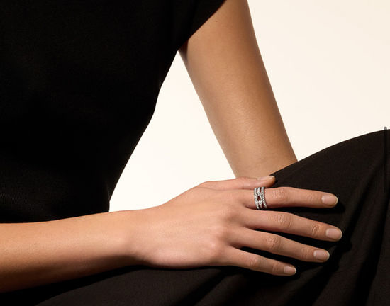 Fred Buckle Design Pave Diamond Ring