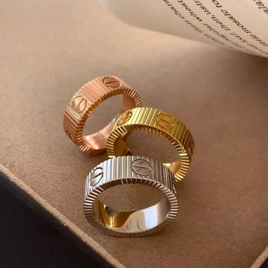 Cartier Minimalist Nail Stripe Ring