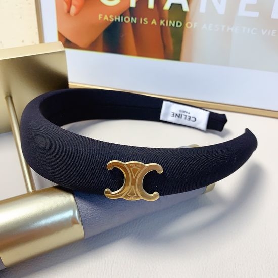 Celine Titanium Steel Logo Headband