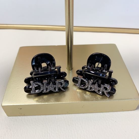 Christian Dior CD Mini Hair Claw Clips Set
