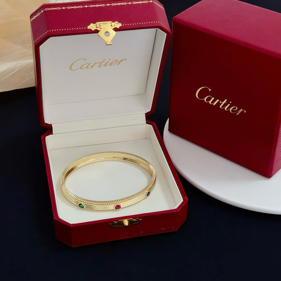 Cartier Colorful Crystal Bracelet Premium V-Gold Jewelry