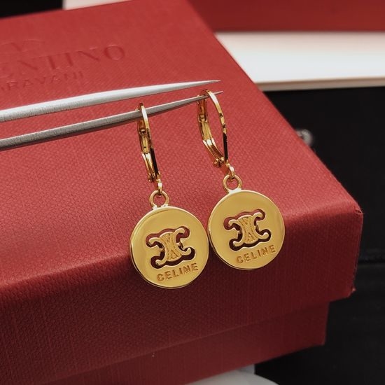 Celine Polished Smooth Ear Hooks