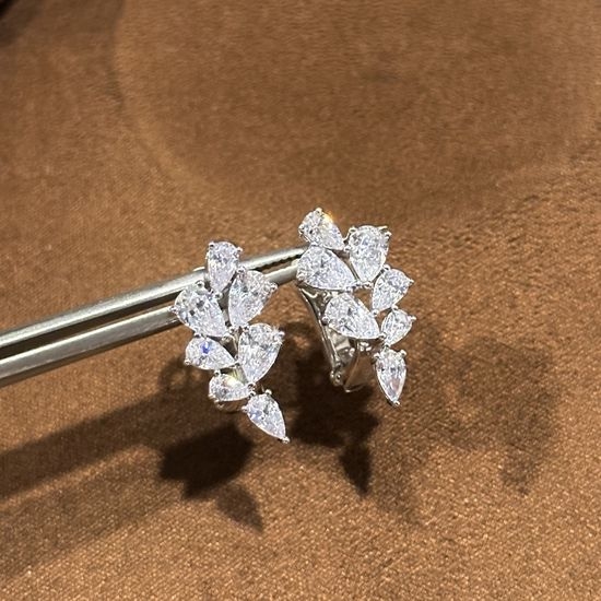 Graff Drop Diamond Stud Earrings