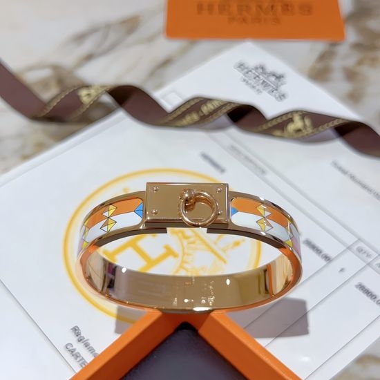 Hermes Vintage Enamel Bangle High Quality Craftsmanship