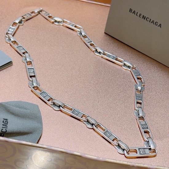 Balenciaga Vintage Zipper Design Necklace