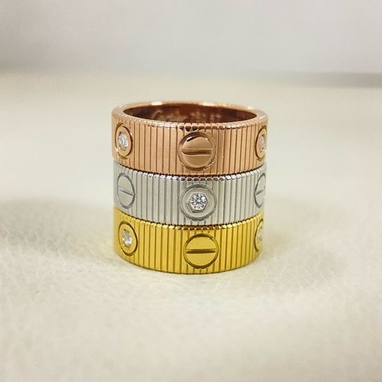 Cartier Nail Stripe Simple Ring