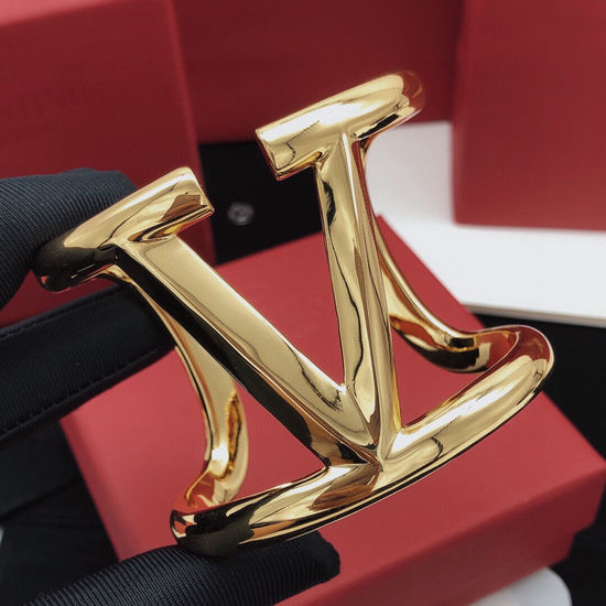 Valentino Polished Gold Brass Bangle Bracelet