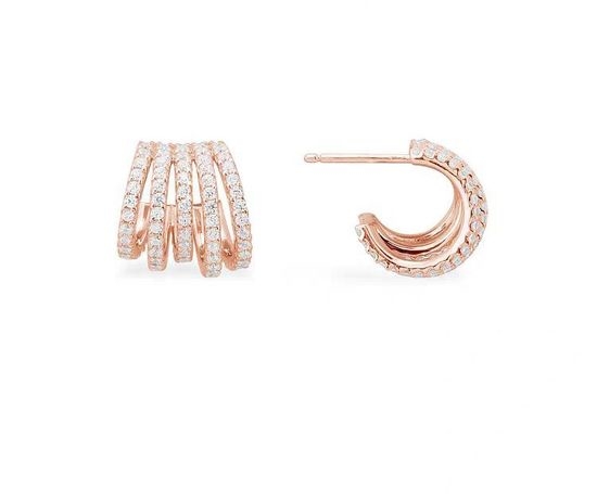 Apm monaco Multi Hoop Design Drop Earrings