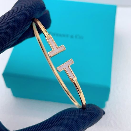 Fendi Rose Gold Mother of Pearl Cuff