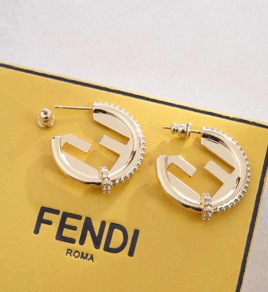 Fendi Premium Brass Exquisite Jewelry