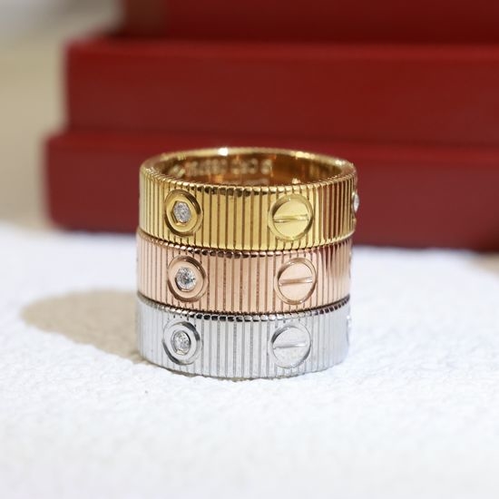 Cartier Minimalist Three Diamond Ring