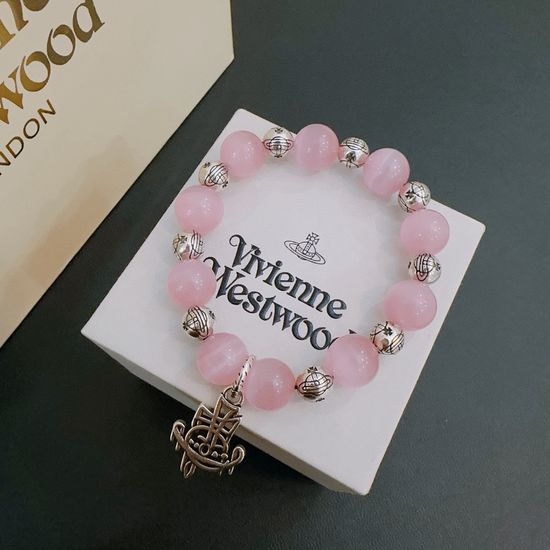 Vivienne Westhood Agate Textured Vintage Style Bracelet