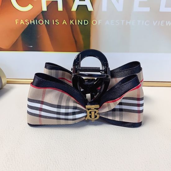 Burberry Ribbon Bow Hair Claw Clip Accessory