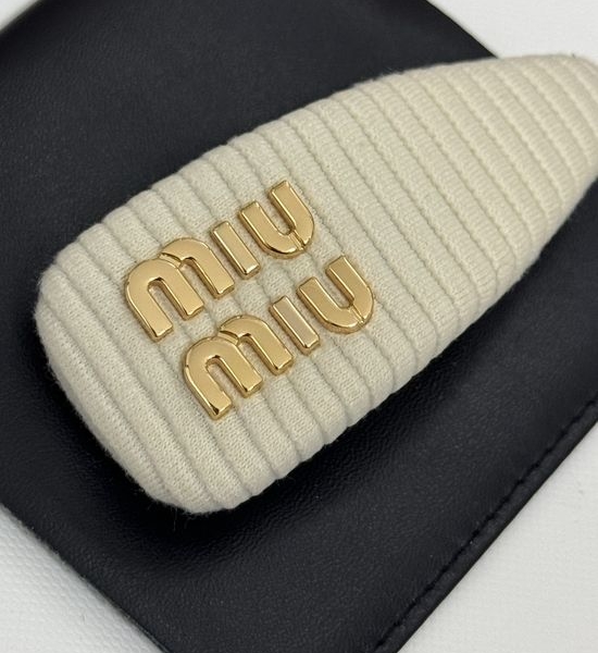 Miu Miu Off-white Hair Clip