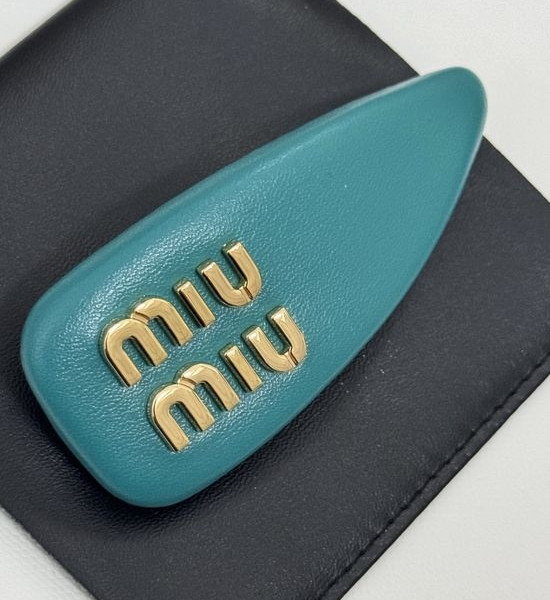 Miu Miu Green Hair Clip