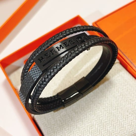 Hermes Handmade Leather Classic Bracelet