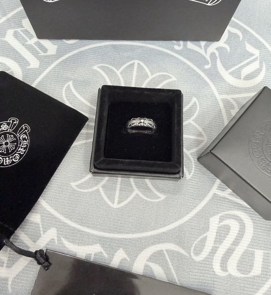 Chrome Hearts Narrow Long Cross Ring
