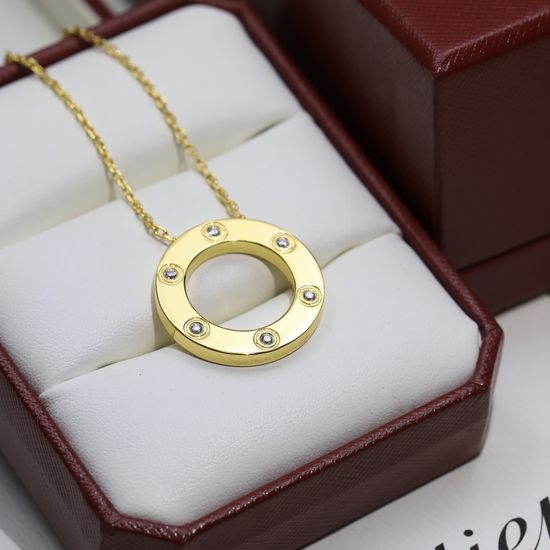 Cartier Six Diamond Pendant Necklace