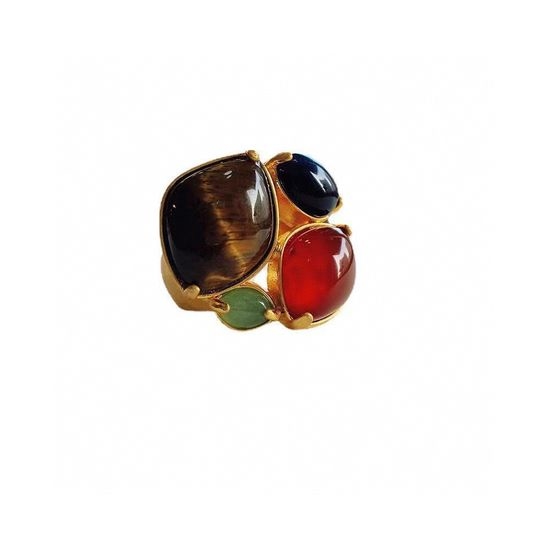 Loewe Natural Stone Hand Polished Ring