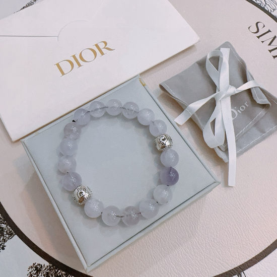 Christian Dior CD Vintage Agate Multi-element Bracelet