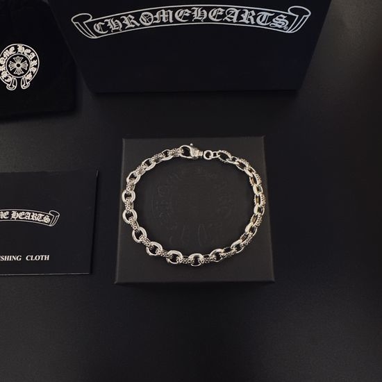 Chrome Hearts Vintage Floral Cross Bracelet
