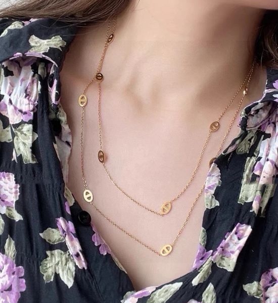 Hermes Trendy Stackable Long Necklace