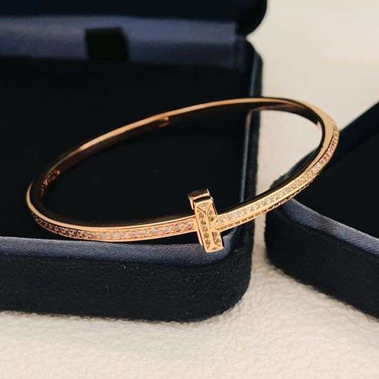 Tiffany & Co. Rose Gold Full Diamond Bracelet