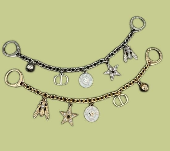 Christian Dior CD Stylish Metal Keychain With Clasp