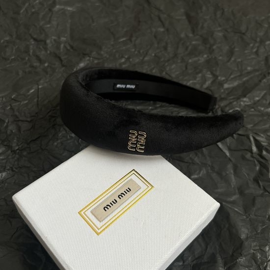 Miu Miu Elegant Hair Hoop Accessory