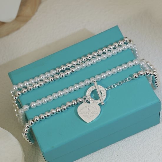Tiffany & Co. Cubic Zirconia Heart Necklace