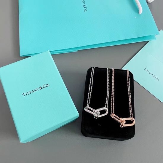 Tiffany & Co. Three Tone Diamond-Free Necklace