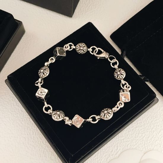 Chrome Hearts Vintage Silver Square Bracelet