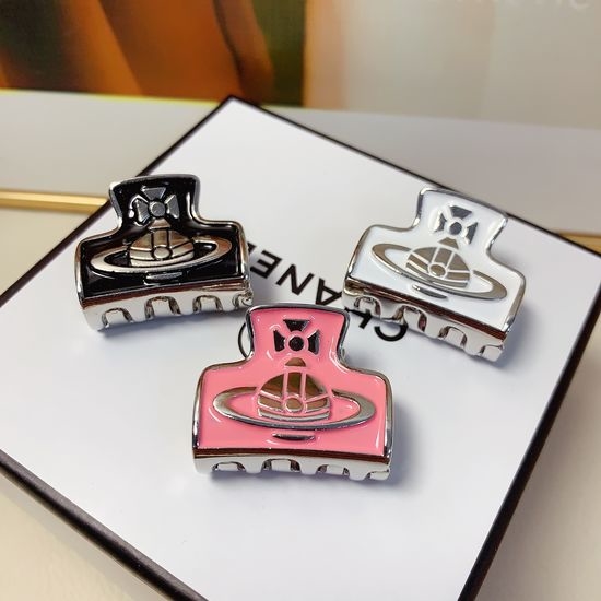 Vivienne Westhood Saturn Metal Small Hair Claw