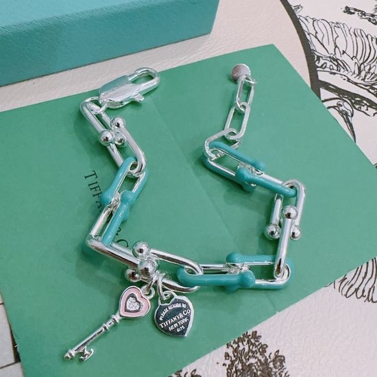 Tiffany & Co. Vintage Enamel Retro Bangle