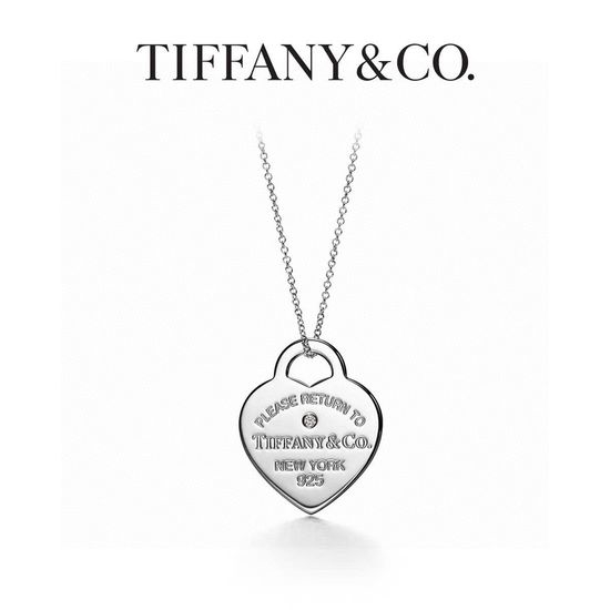 Tiffany & Co. Vintage Classic Simple Pendant Necklace