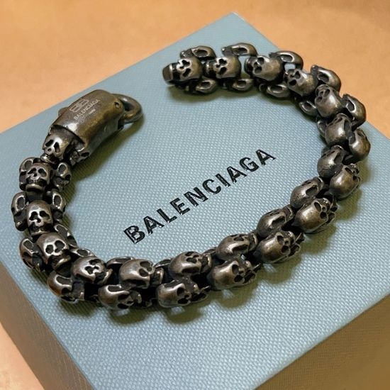Balenciaga Retro Distressed Fashion Bracelet