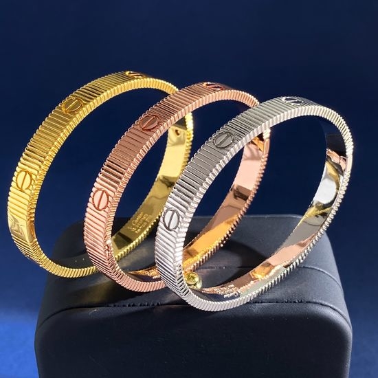 Cartier Unisex Metal Ribbon Design Bracelet