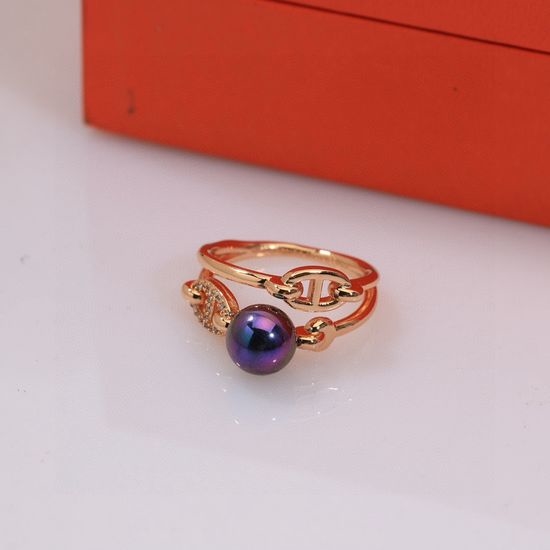 Hermes Classic Pig Nose Ring Natural Pearl