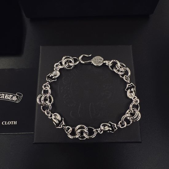 Chrome Hearts Retro Style Exquisite Craft Bracelet