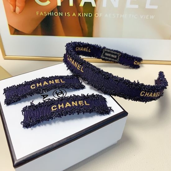 Chanel Tweed Letter Luxury Headband