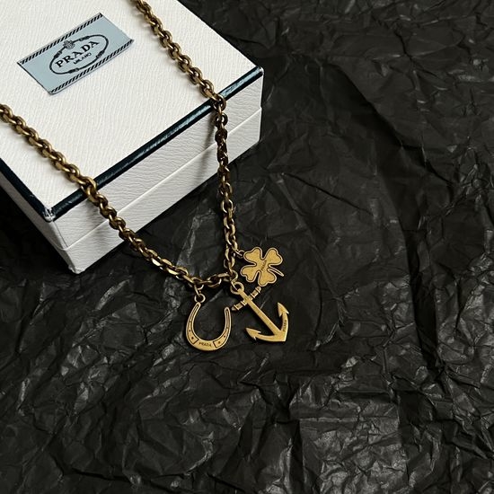 Prada Elegant Classic Adjustable Fashion Necklace