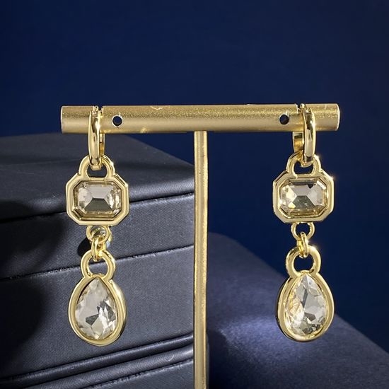 Swarovski Geometric Pendant Earrings