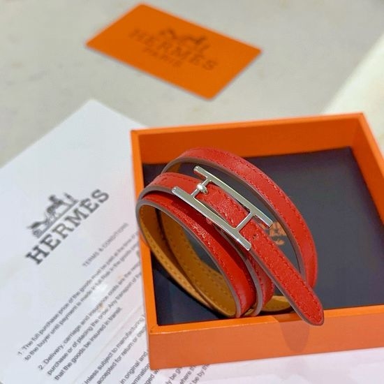 Hermes Handmade Leather Adjustable Cord Bracelet