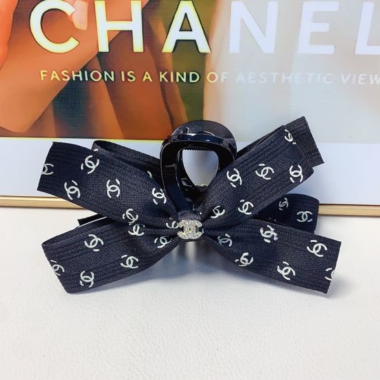 Chanel Ribbon Bow Design Hair Claw Clip