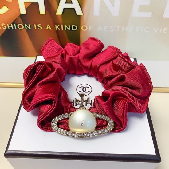 Vivienne Westhood Saturn Decor Hair Scrunchie Accessory