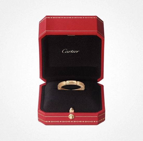 Cartier Rose Gold Smooth Band Ring