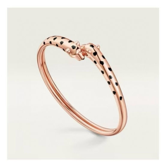 Cartier Double Head Leopard Pattern Bangle