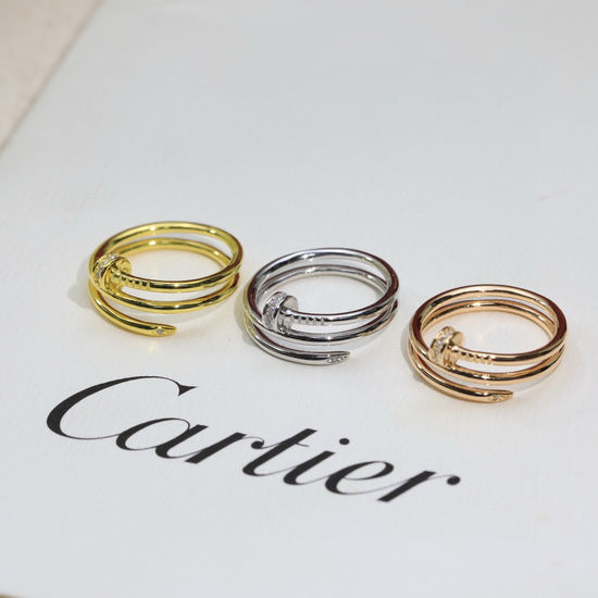 Cartier Double Layer Smooth Nail Ring