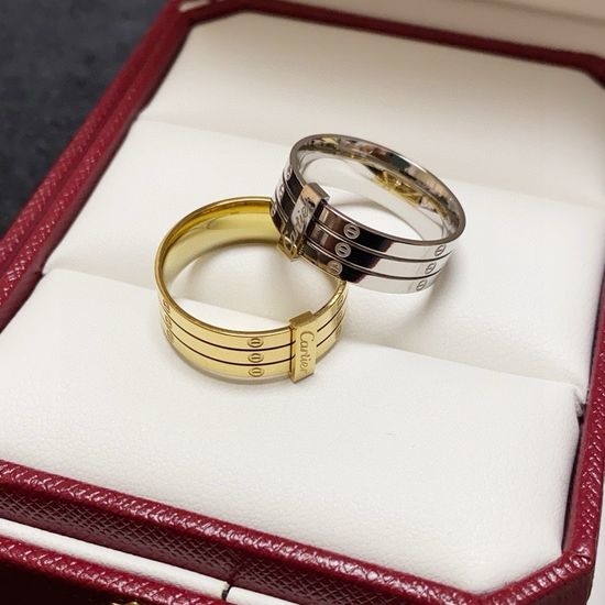 Cartier Simple Stylish Stackable Finger Ring